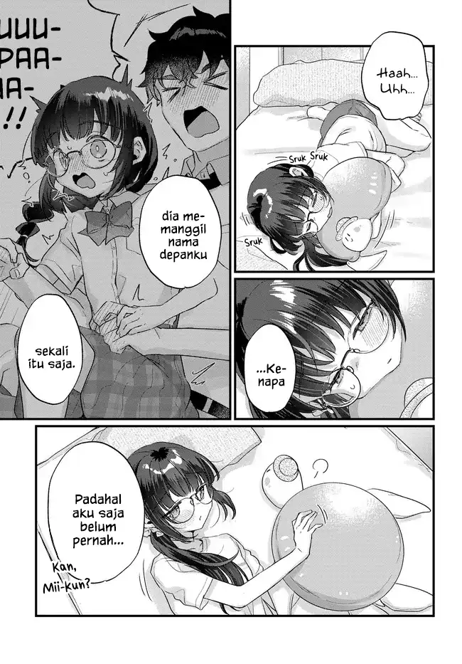 Chiisakute Kawaii Bungeibu no Chiteki na Senpai o, Hiza no Ue ni Nosetara Mainichi Suwattekuru you ni natta Chapter 3.2 Gambar 11