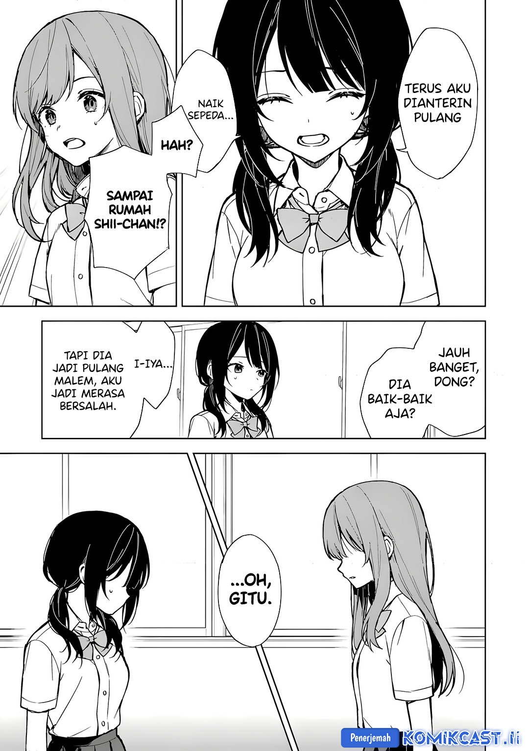 Chikan Saresou ni Natteiru S-kyuu Bishoujo wo Tasuketara Tonari no Seki no Osanajimi datta Chapter 73 Gambar 15