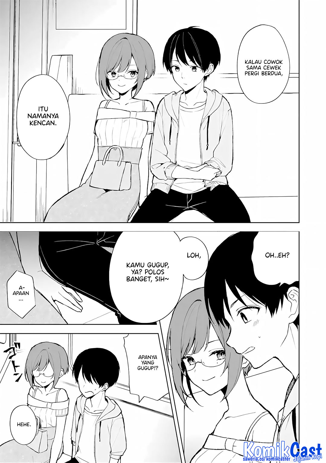 Chikan Saresou ni Natteiru S-kyuu Bishoujo wo Tasuketara Tonari no Seki no Osanajimi datta Chapter 74 Gambar 21