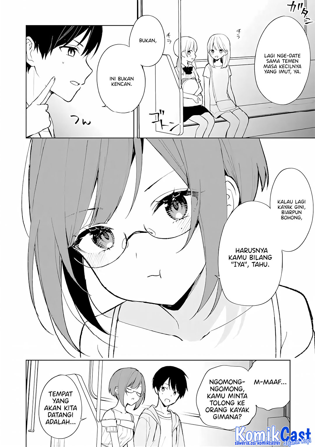 Chikan Saresou ni Natteiru S-kyuu Bishoujo wo Tasuketara Tonari no Seki no Osanajimi datta Chapter 74 Gambar 22