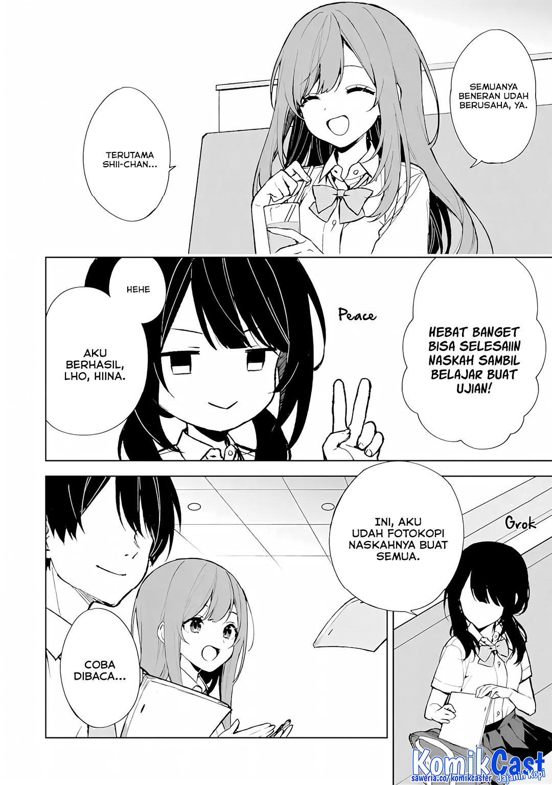 Chikan Saresou ni Natteiru S-kyuu Bishoujo wo Tasuketara Tonari no Seki no Osanajimi datta Chapter 74 Gambar 4