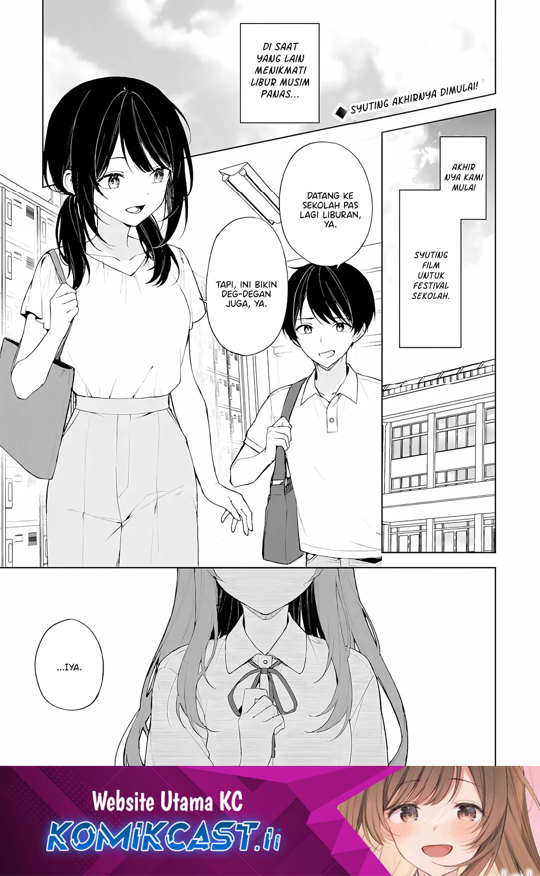 Baca Komik Chikan Saresou ni Natteiru S-kyuu Bishoujo wo Tasuketara Tonari no Seki no Osanajimi datta Chapter 77 Gambar 1