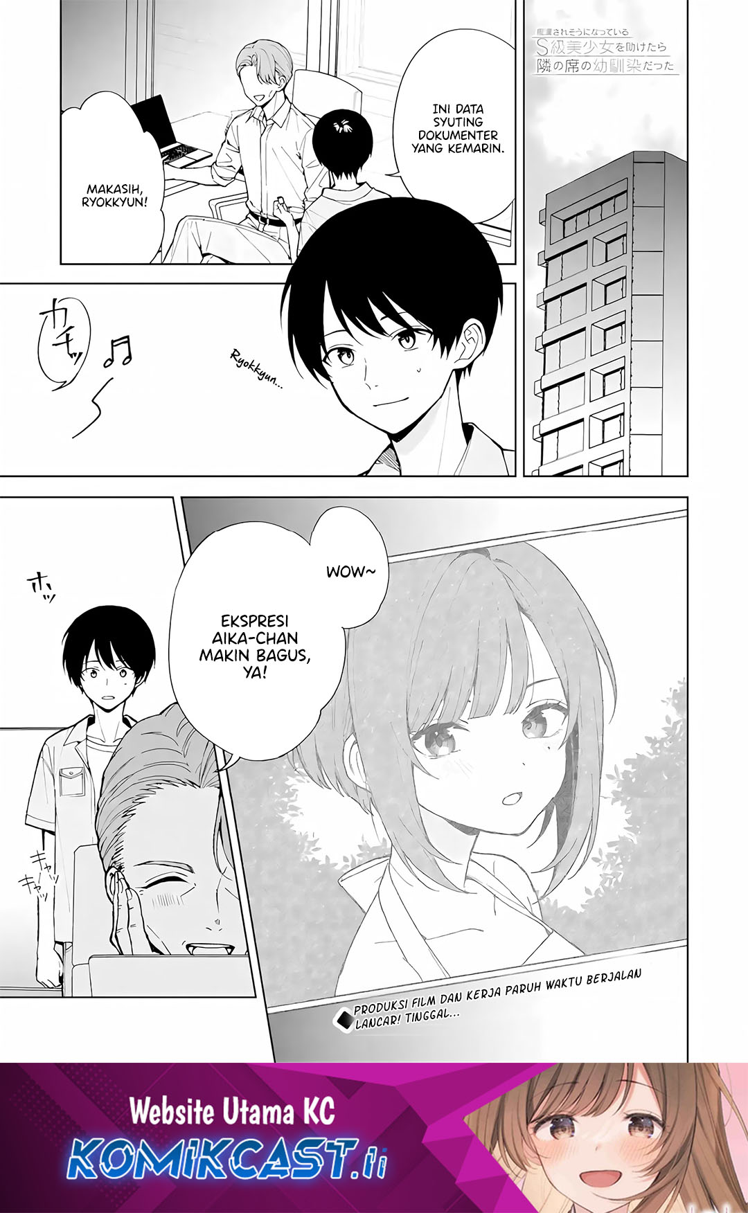 Baca Komik Chikan Saresou ni Natteiru S-kyuu Bishoujo wo Tasuketara Tonari no Seki no Osanajimi datta Chapter 80 Gambar 1