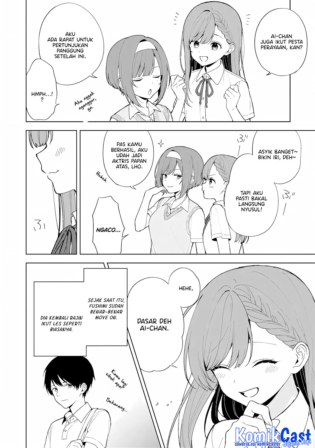Baca Manga Chikan Saresou ni Natteiru S-kyuu Bishoujo wo Tasuketara Tonari no Seki no Osanajimi datta Chapter 83 Gambar 2