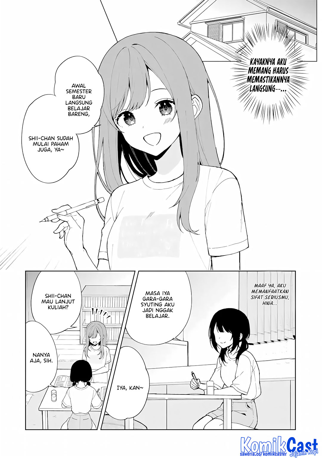 Chikan Saresou ni Natteiru S-kyuu Bishoujo wo Tasuketara Tonari no Seki no Osanajimi datta Chapter 84 Gambar 13