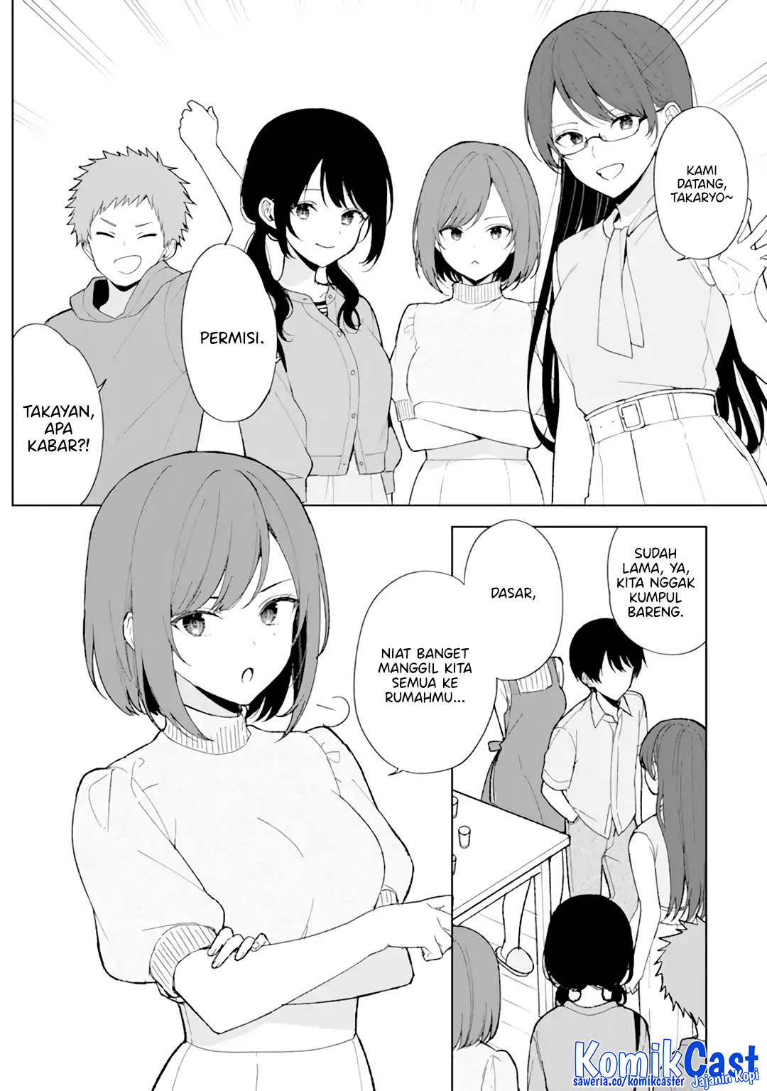 Chikan Saresou ni Natteiru S-kyuu Bishoujo wo Tasuketara Tonari no Seki no Osanajimi datta Chapter 90.5 Gambar 4