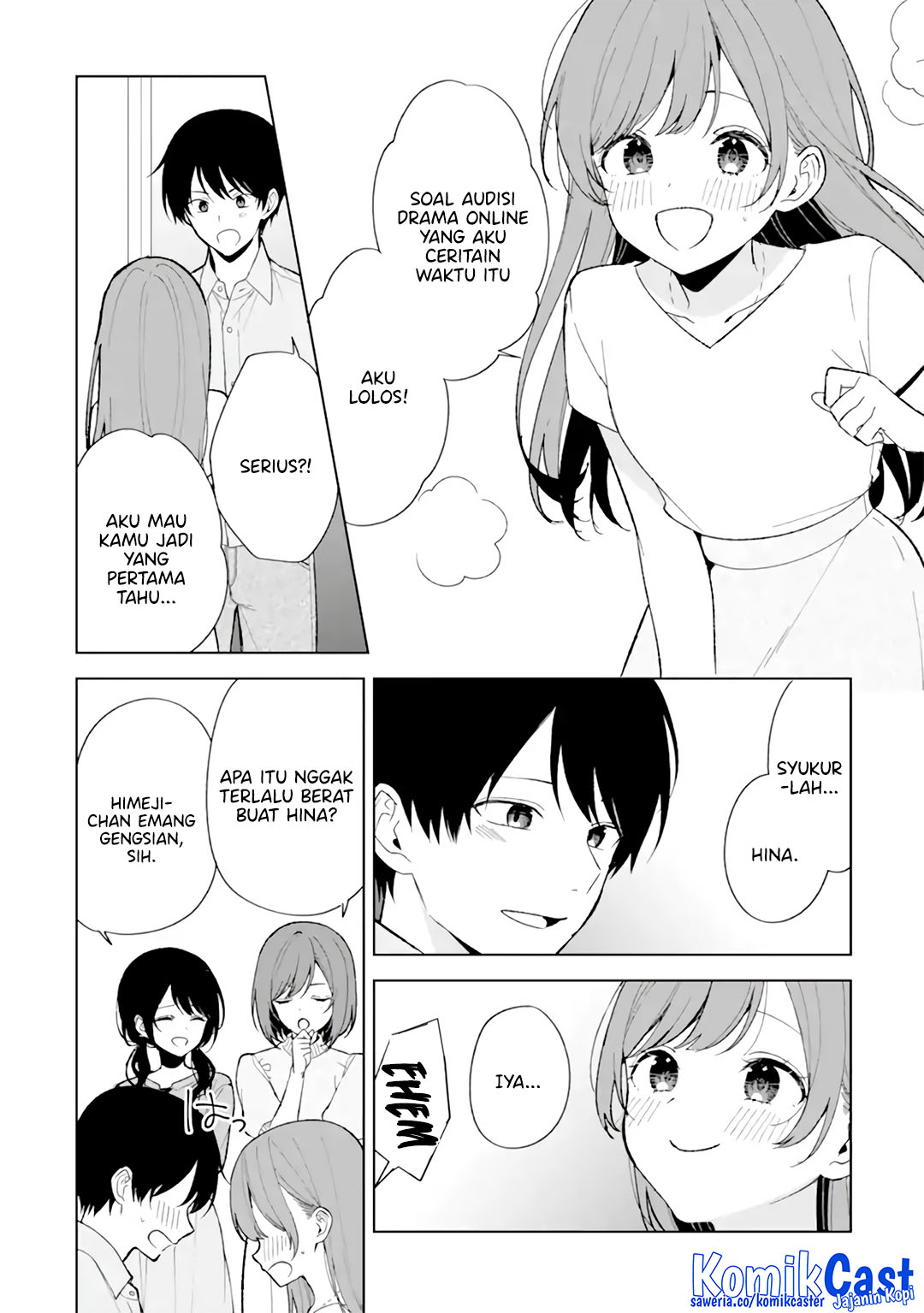 Chikan Saresou ni Natteiru S-kyuu Bishoujo wo Tasuketara Tonari no Seki no Osanajimi datta Chapter 90.5 Gambar 8