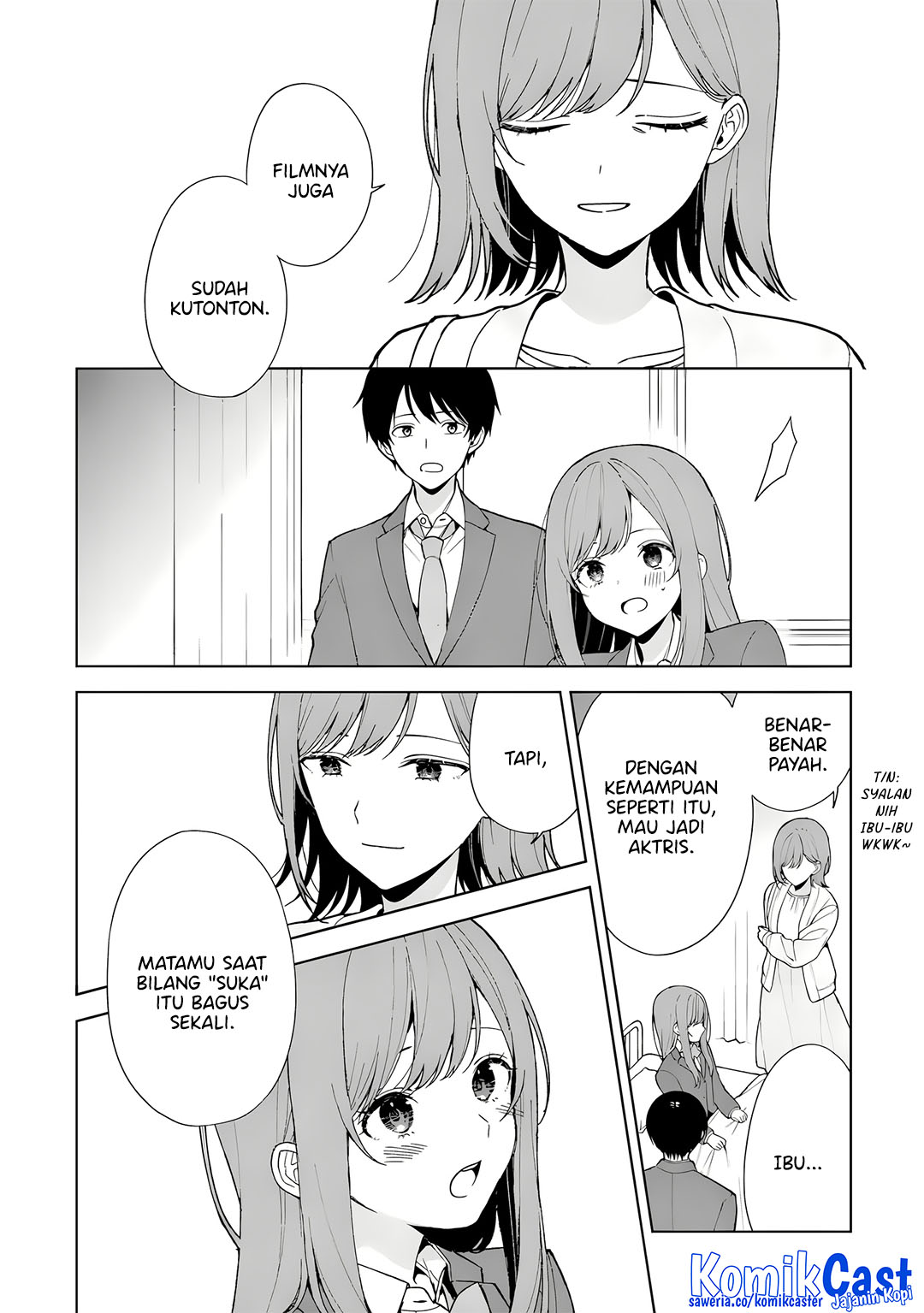Chikan Saresou ni Natteiru S-kyuu Bishoujo wo Tasuketara Tonari no Seki no Osanajimi datta Chapter 90 Gambar 8