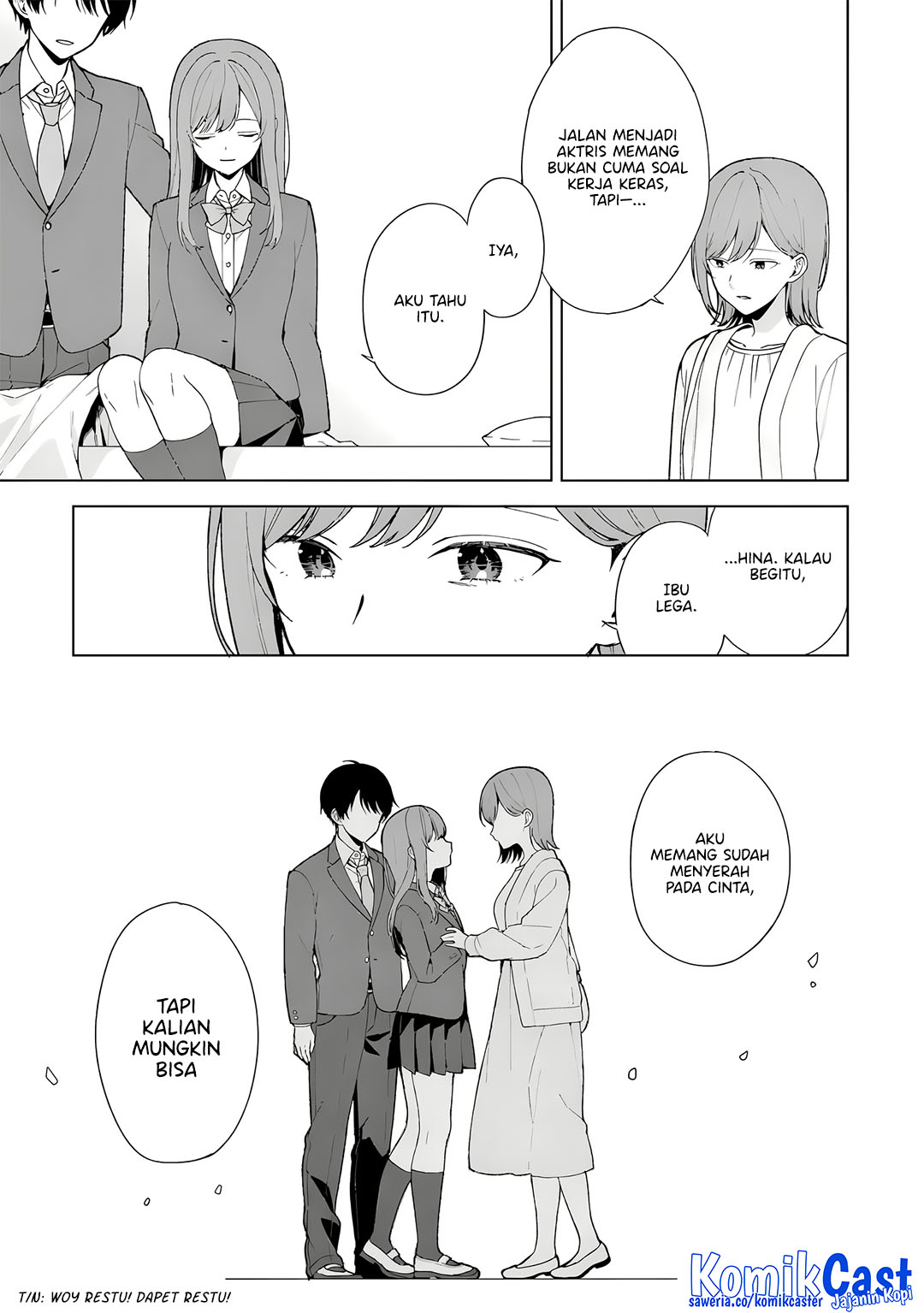 Chikan Saresou ni Natteiru S-kyuu Bishoujo wo Tasuketara Tonari no Seki no Osanajimi datta Chapter 90 Gambar 9