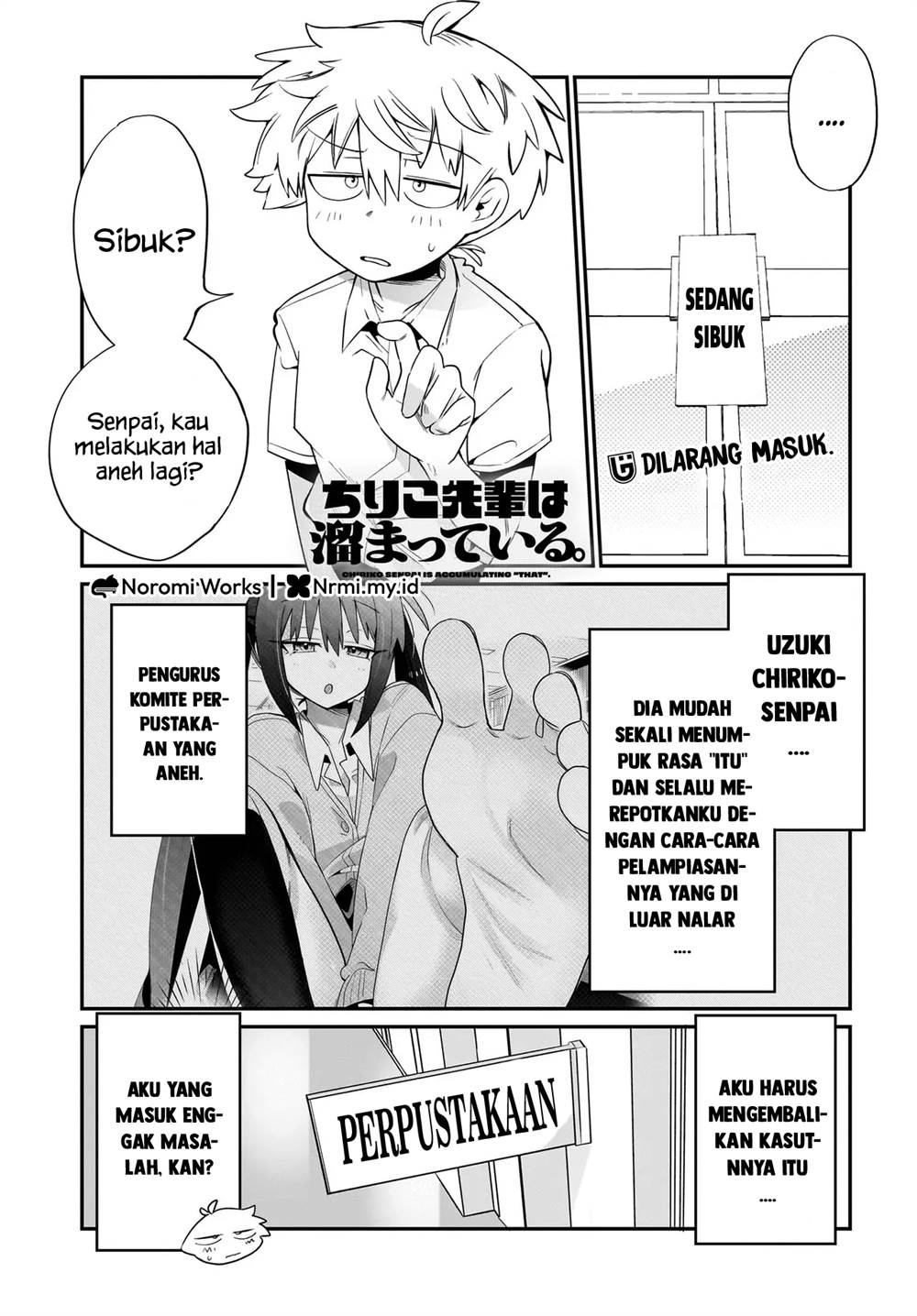 Baca Komik Chiriko-senpai wa Tamatteiru. Chapter 2 Gambar 1