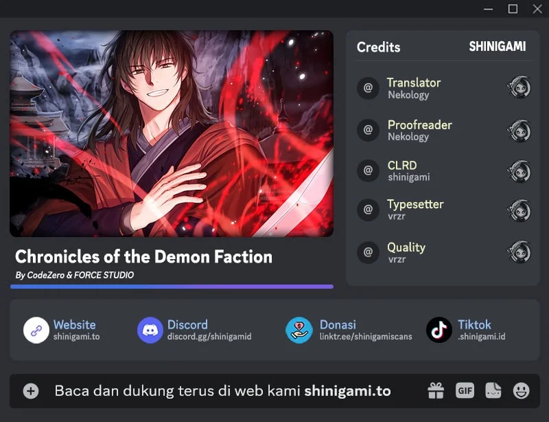 Komik Chronicles of the Demon Faction Chapter 166 gambar 1