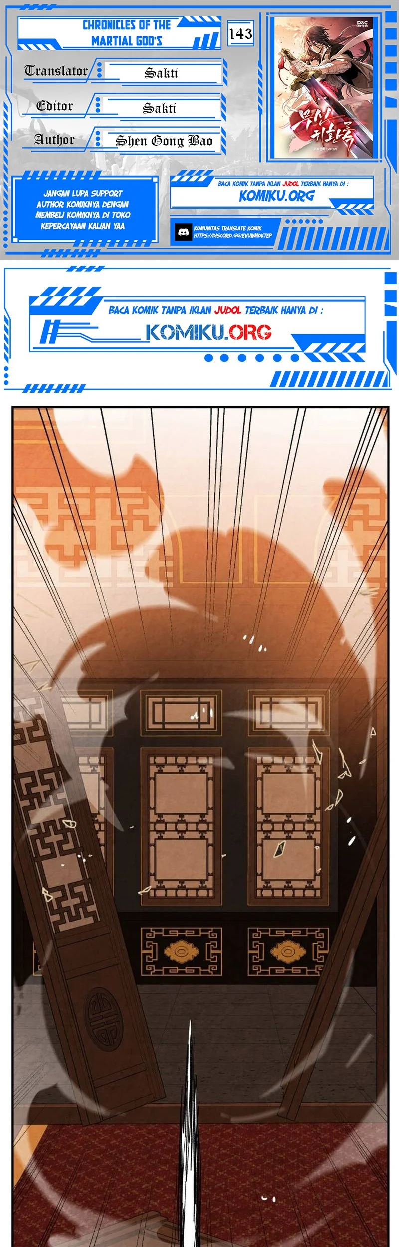 Komik Chronicles Of The Martial God’s Chapter 143 gambar nomor 1