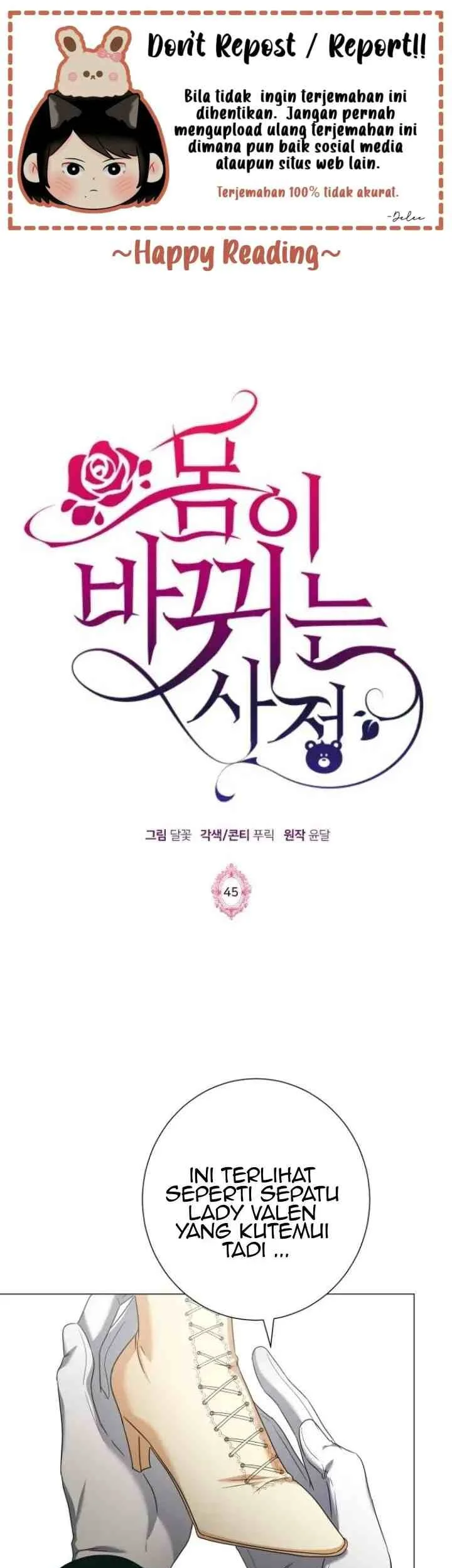 Komik Circumstances of Switching Bodies Chapter 45 gambar 1