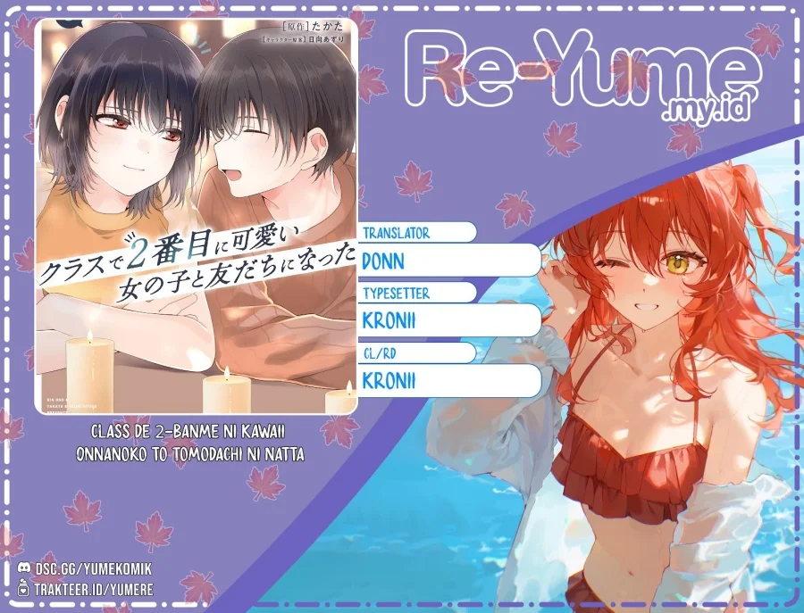 Komik Class de 2 Banme ni Kawaii Onna no Ko to Tomodachi ni Natta Chapter 36 gambar nomor 1