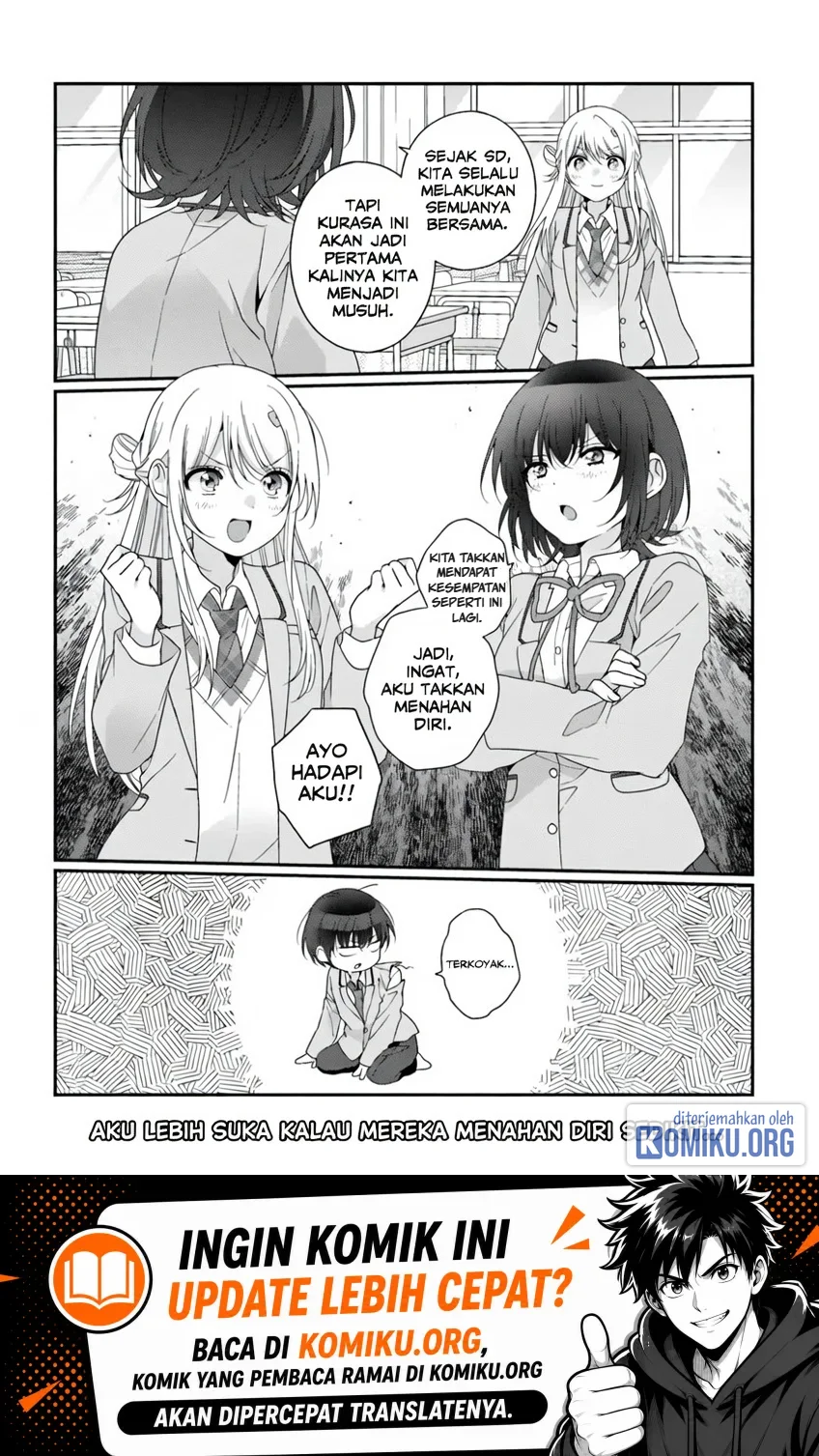 Class de 2 Banme ni Kawaii Onna no Ko to Tomodachi ni Natta Chapter 44.2 Gambar 14
