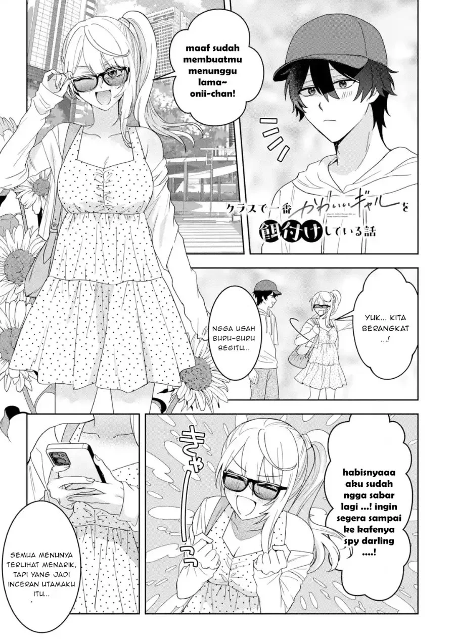 Komik Class de Ichiban Kawaii Gal wo Ezuke Shiteiru Hanashi Chapter 15.1 gambar 1