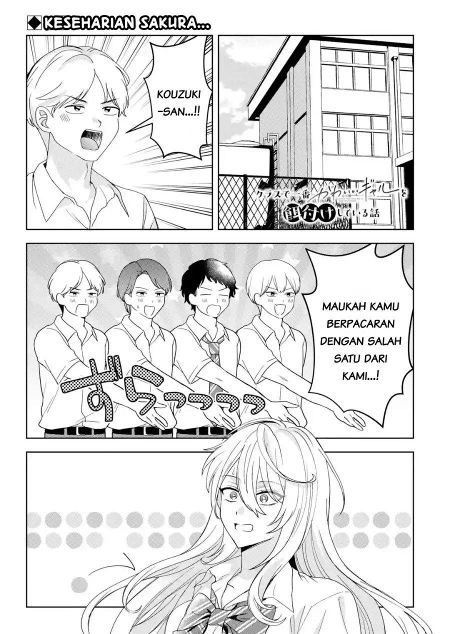 Komik Class de Ichiban Kawaii Gal wo Ezuke Shiteiru Hanashi Chapter 16.1 gambar 1