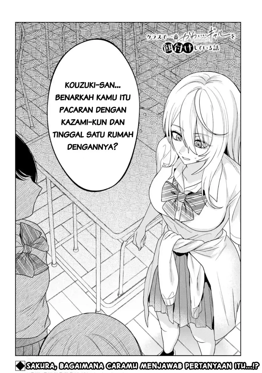 Manga Class de Ichiban Kawaii Gal wo Ezuke Shiteiru Hanashi Chapter 17.1 gambar 2