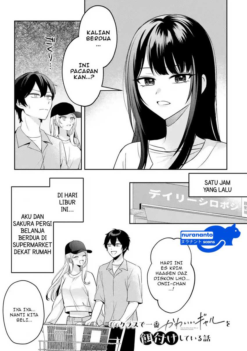Baca Manga Class de Ichiban Kawaii Gal wo Ezuke Shiteiru Hanashi Chapter 4.1 Gambar 2