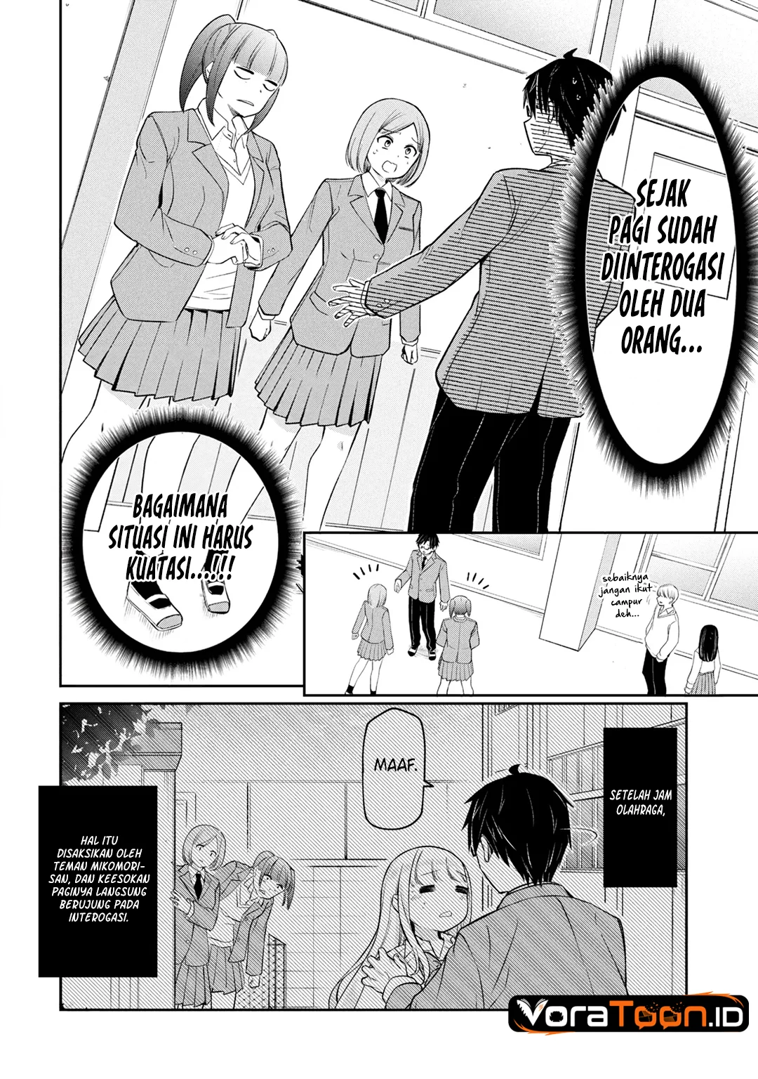 Class no Tenshi ni Kokutta Kekka Chapter 4 halaman 4
