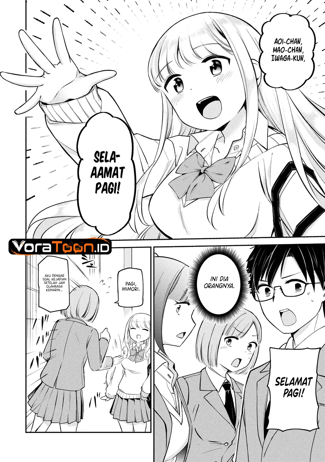 Class no Tenshi ni Kokutta Kekka Chapter 4 halaman 8