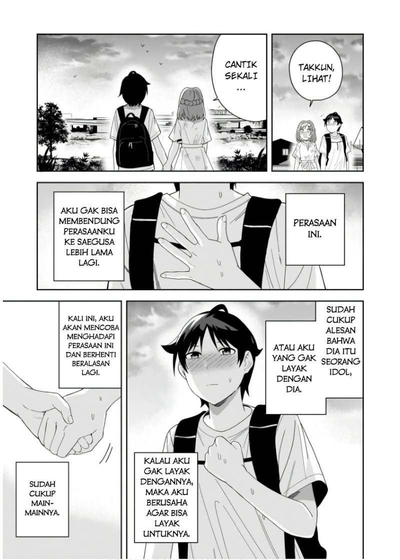 Classmate no Moto Idol ga, Tonikaku Kyodou Fushin Nan desu Chapter 11 Gambar 19