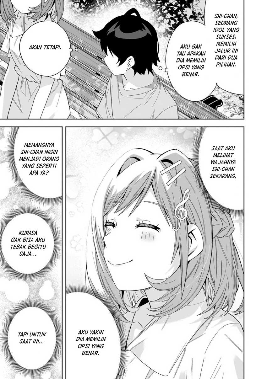 Classmate no Moto Idol ga, Tonikaku Kyodou Fushin Nan desu Chapter 15 Gambar 11