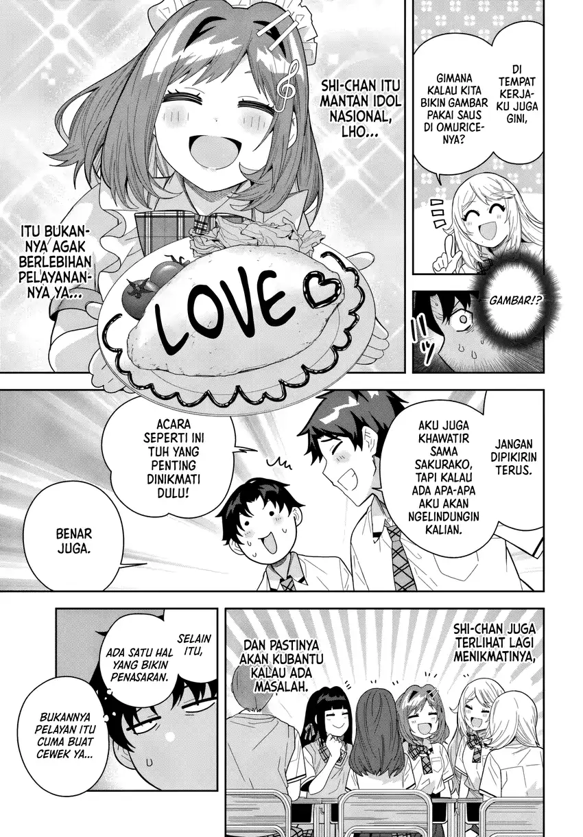 Classmate no Moto Idol ga, Tonikaku Kyodou Fushin Nan desu Chapter 25 Gambar 19