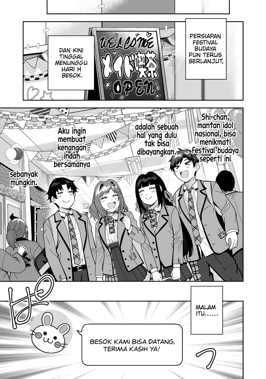 Classmate no Moto Idol ga, Tonikaku Kyodou Fushin Nan desu Chapter 28 Gambar 32
