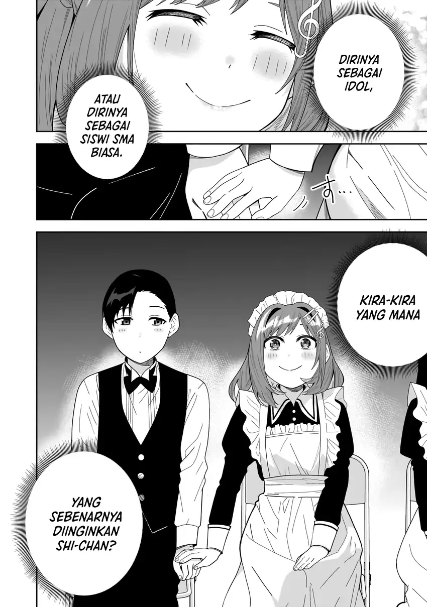 Classmate no Moto Idol ga, Tonikaku Kyodou Fushin Nan desu Chapter 30 Gambar 30
