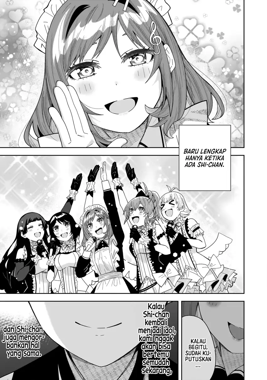Classmate no Moto Idol ga, Tonikaku Kyodou Fushin Nan desu Chapter 31 Gambar 31