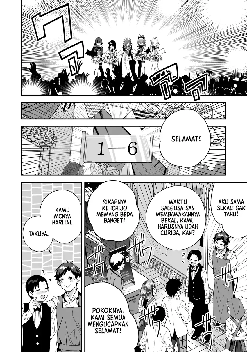 Classmate no Moto Idol ga, Tonikaku Kyodou Fushin Nan desu Chapter 32 halaman 11