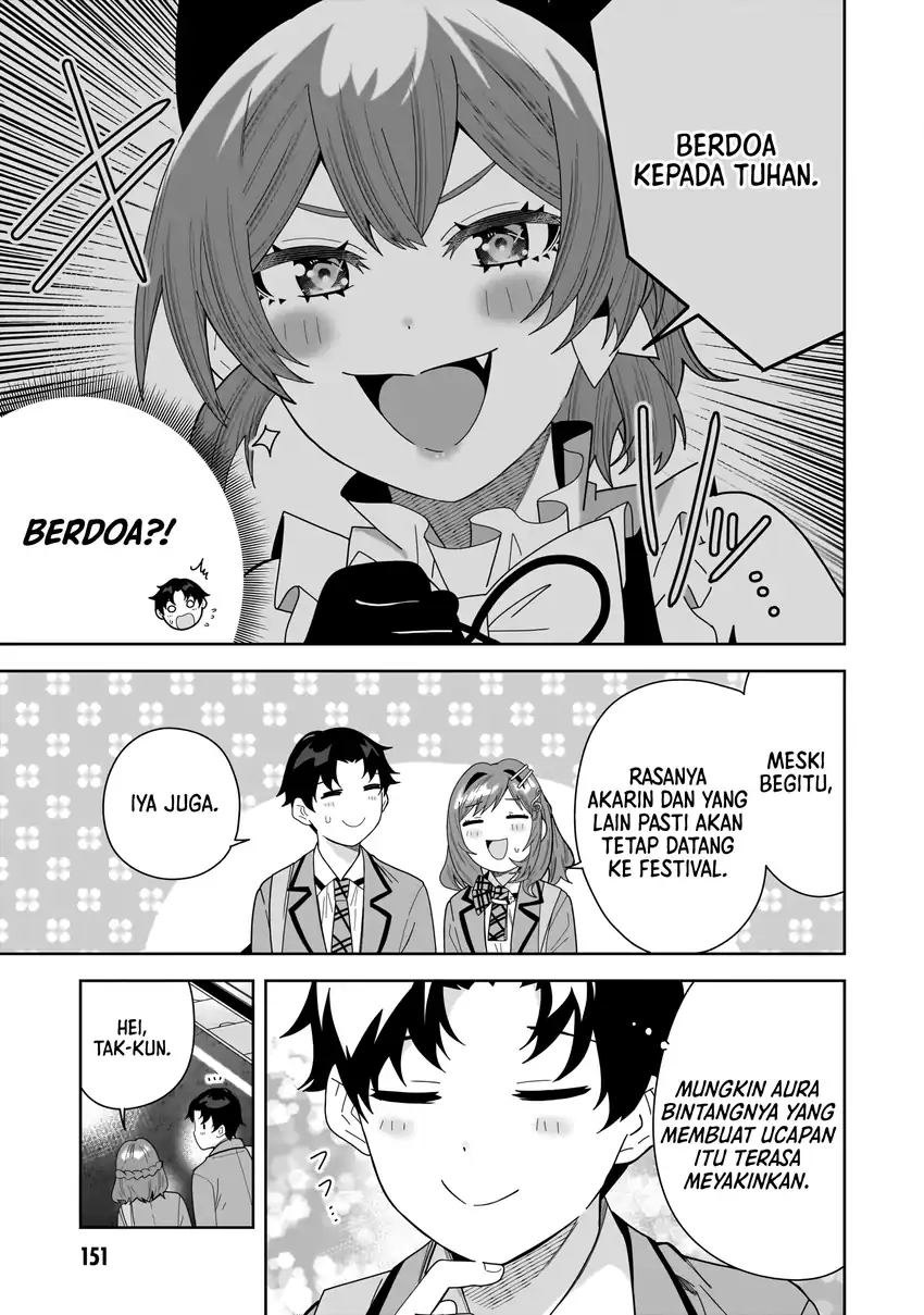 Classmate no Moto Idol ga, Tonikaku Kyodou Fushin Nan desu Chapter 32 halaman 23