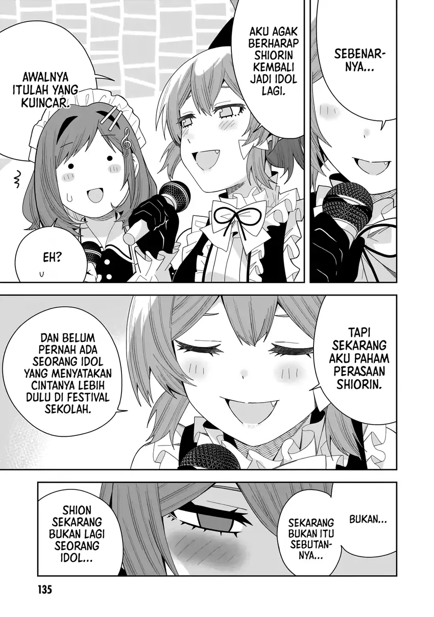 Classmate no Moto Idol ga, Tonikaku Kyodou Fushin Nan desu Chapter 32 halaman 8