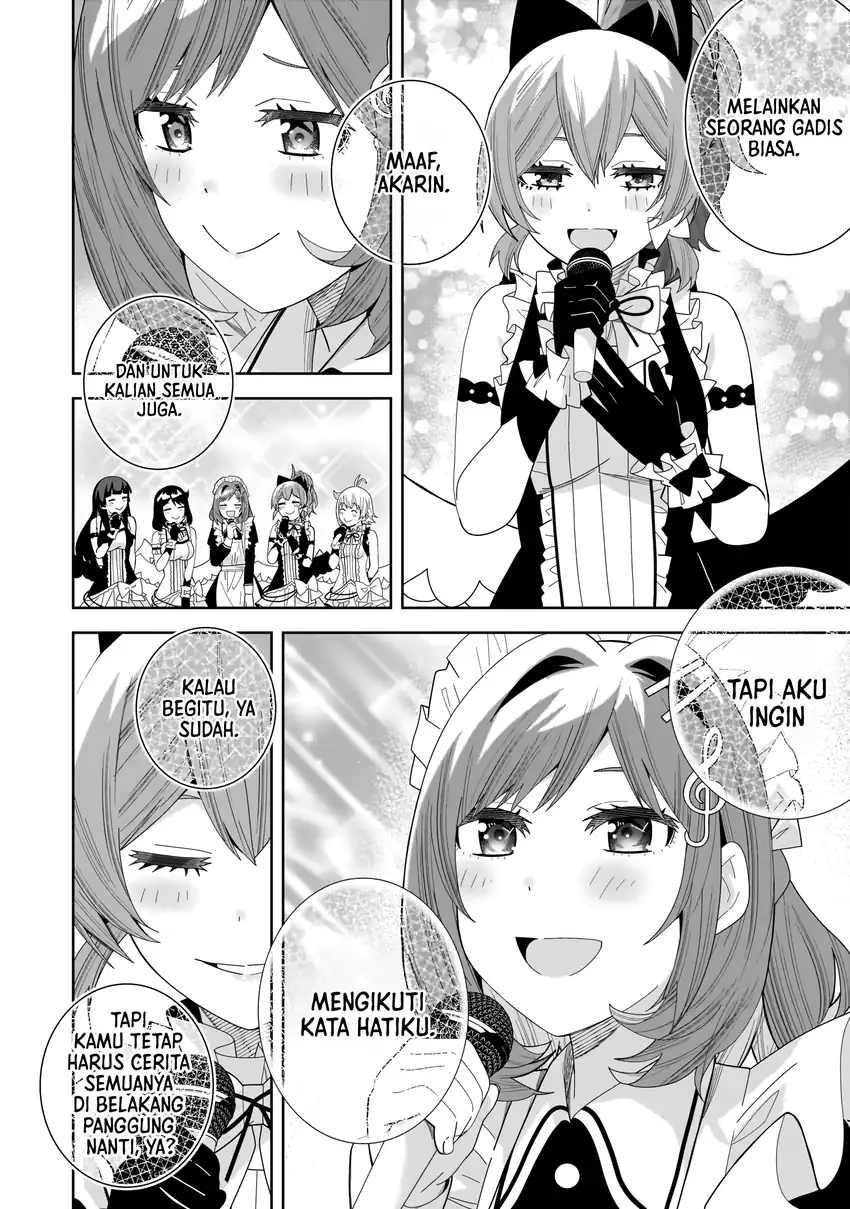 Classmate no Moto Idol ga, Tonikaku Kyodou Fushin Nan desu Chapter 32 halaman 9