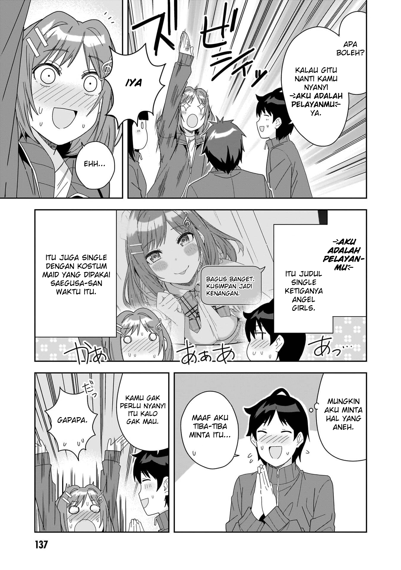 Classmate no Moto Idol ga, Tonikaku Kyodou Fushin Nan desu Chapter 4 Gambar 29