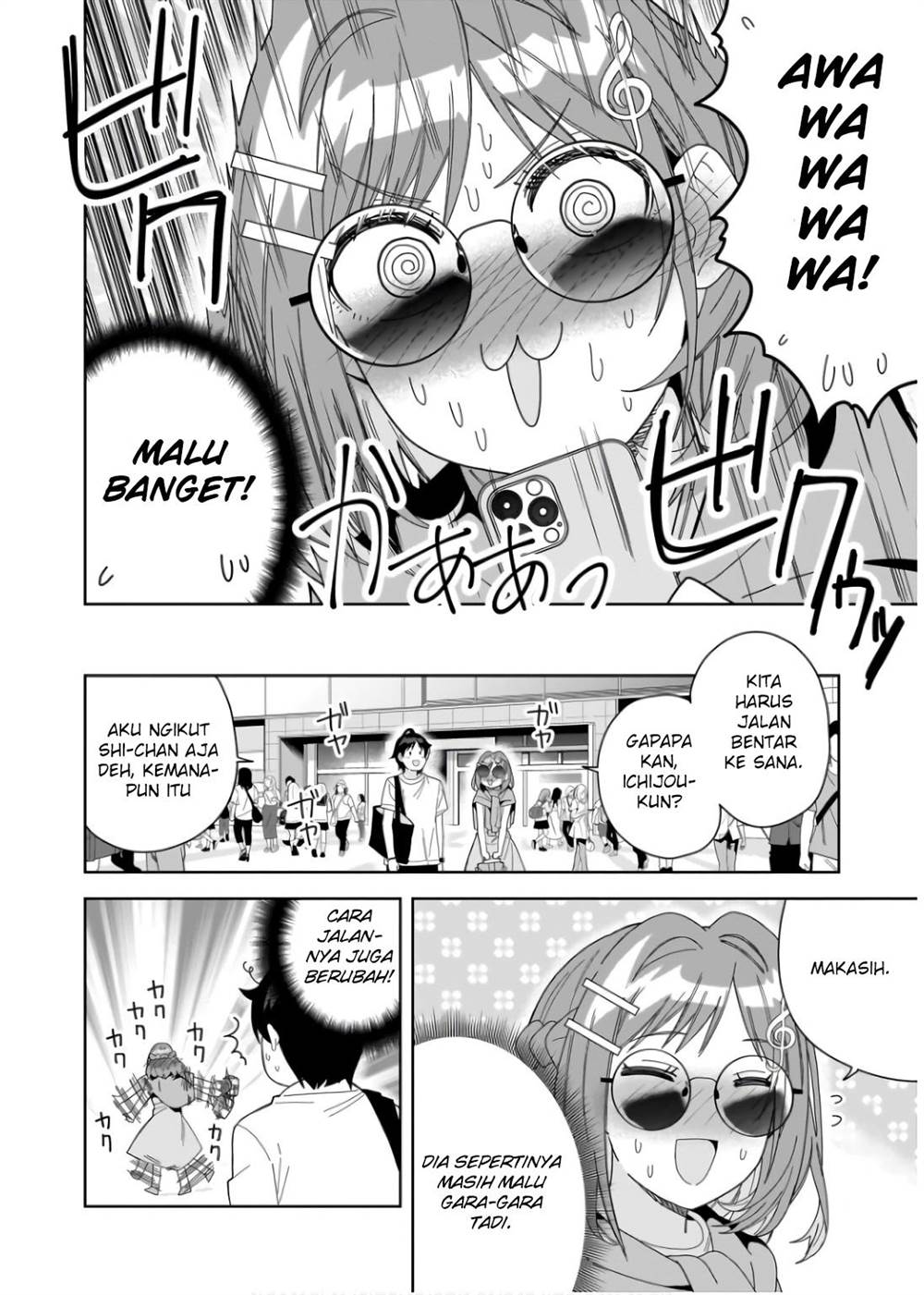 Classmate no Moto Idol ga, Tonikaku Kyodou Fushin Nan desu Chapter 6 Gambar 14