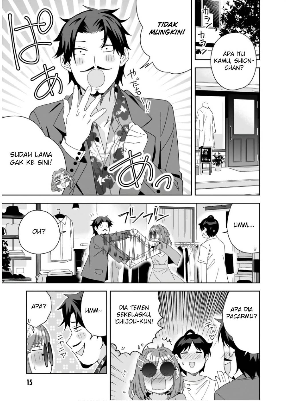 Classmate no Moto Idol ga, Tonikaku Kyodou Fushin Nan desu Chapter 6 Gambar 15