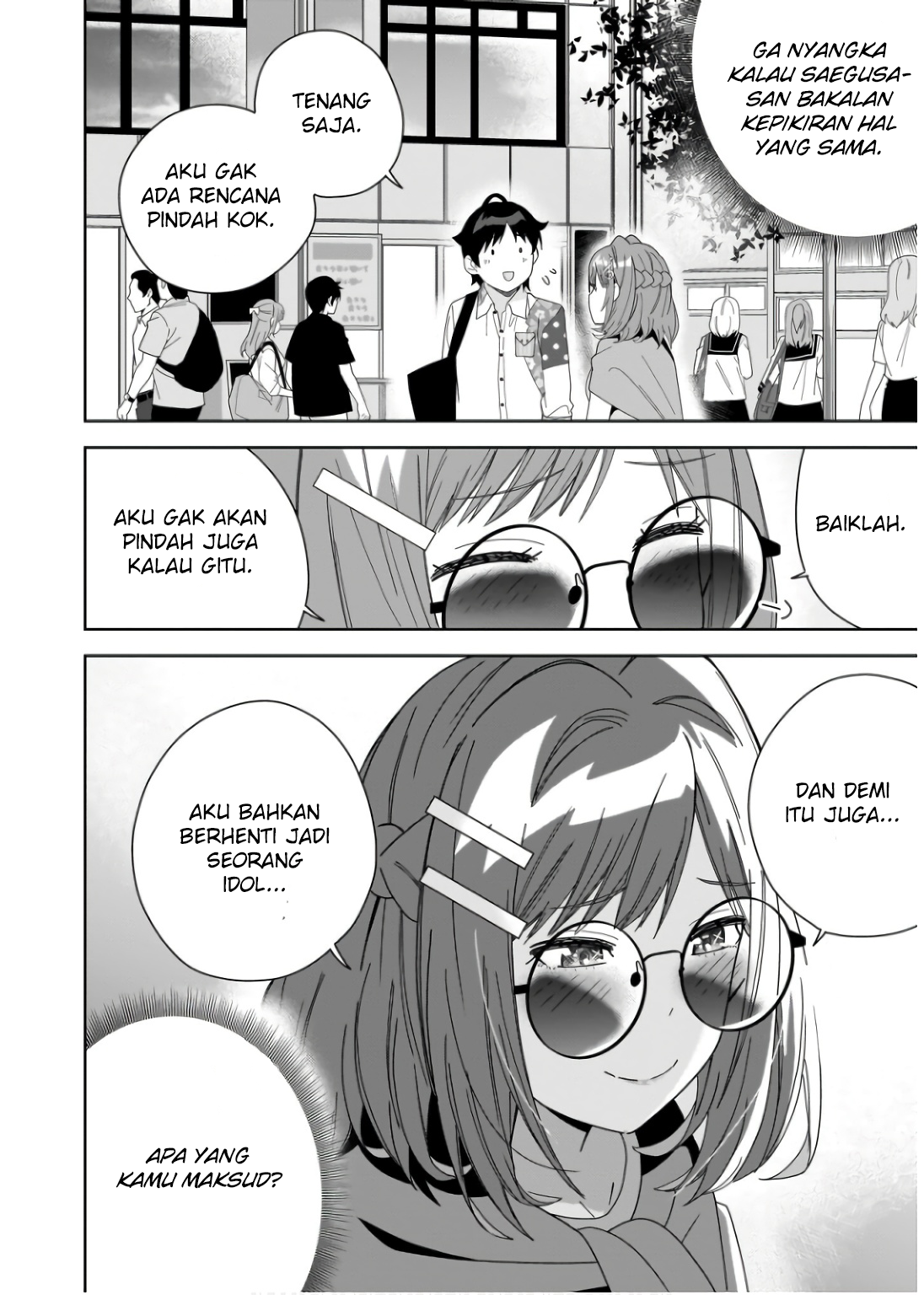 Classmate no Moto Idol ga, Tonikaku Kyodou Fushin Nan desu Chapter 6 Gambar 36