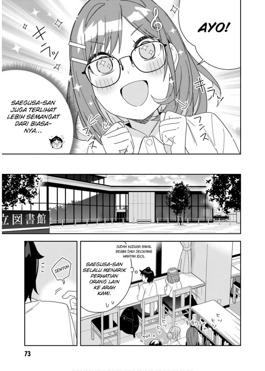 Classmate no Moto Idol ga, Tonikaku Kyodou Fushin Nan desu Chapter 8 Gambar 9