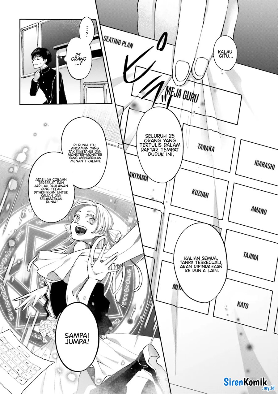 Classmate wa Isekai de Yuusha ni Natta kedo, Ore dake Gendai Nihon ni Okizari ni Narimashita Chapter 1 Gambar 20