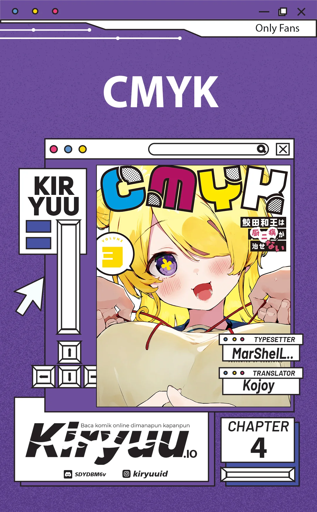 Komik CMYK – Sameda Kazuou wa Chuunibyou ga Naosenai Chapter 4 gambar nomor 1