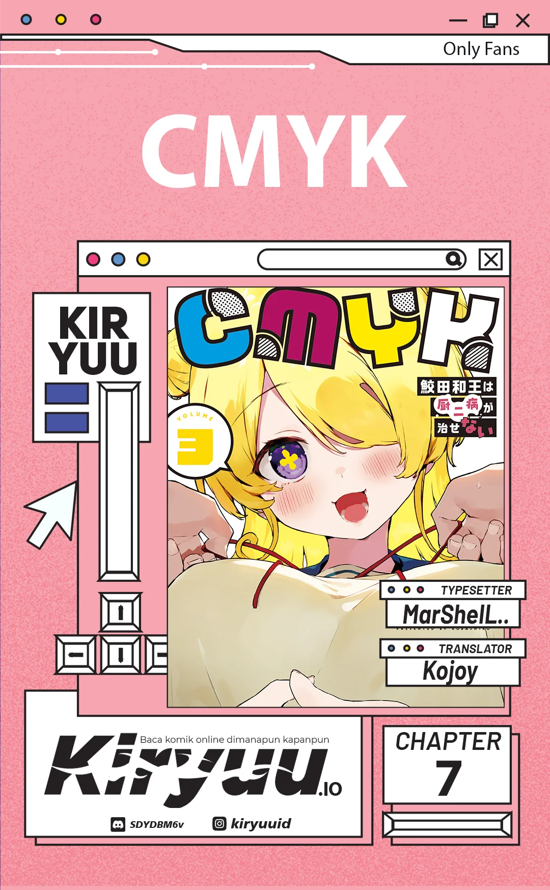 Komik CMYK – Sameda Kazuou wa Chuunibyou ga Naosenai Chapter 7 gambar nomor 1