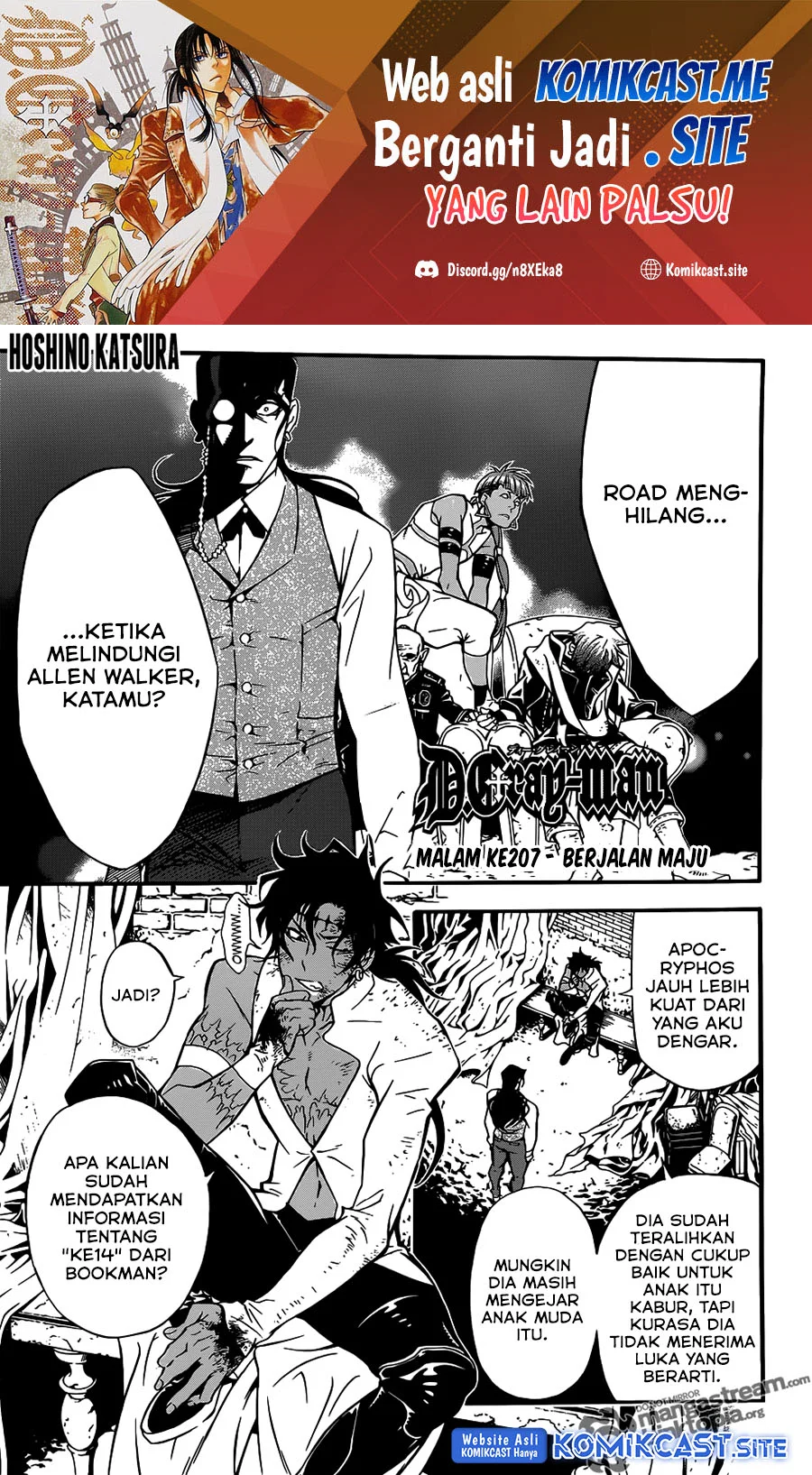 Manga D Gray Man Chapter 207 gambar 2