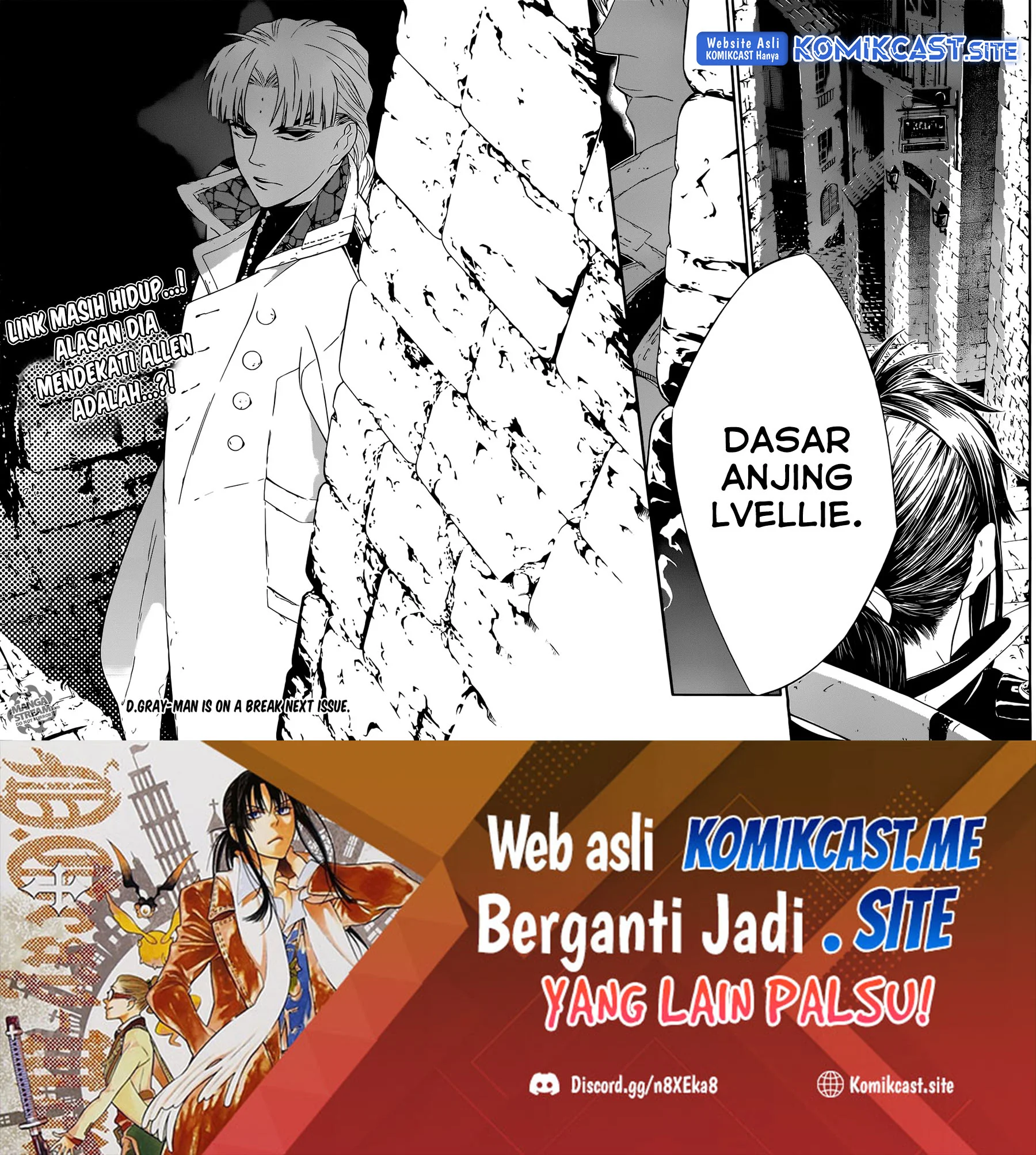 D Gray Man Chapter 212 Gambar 31