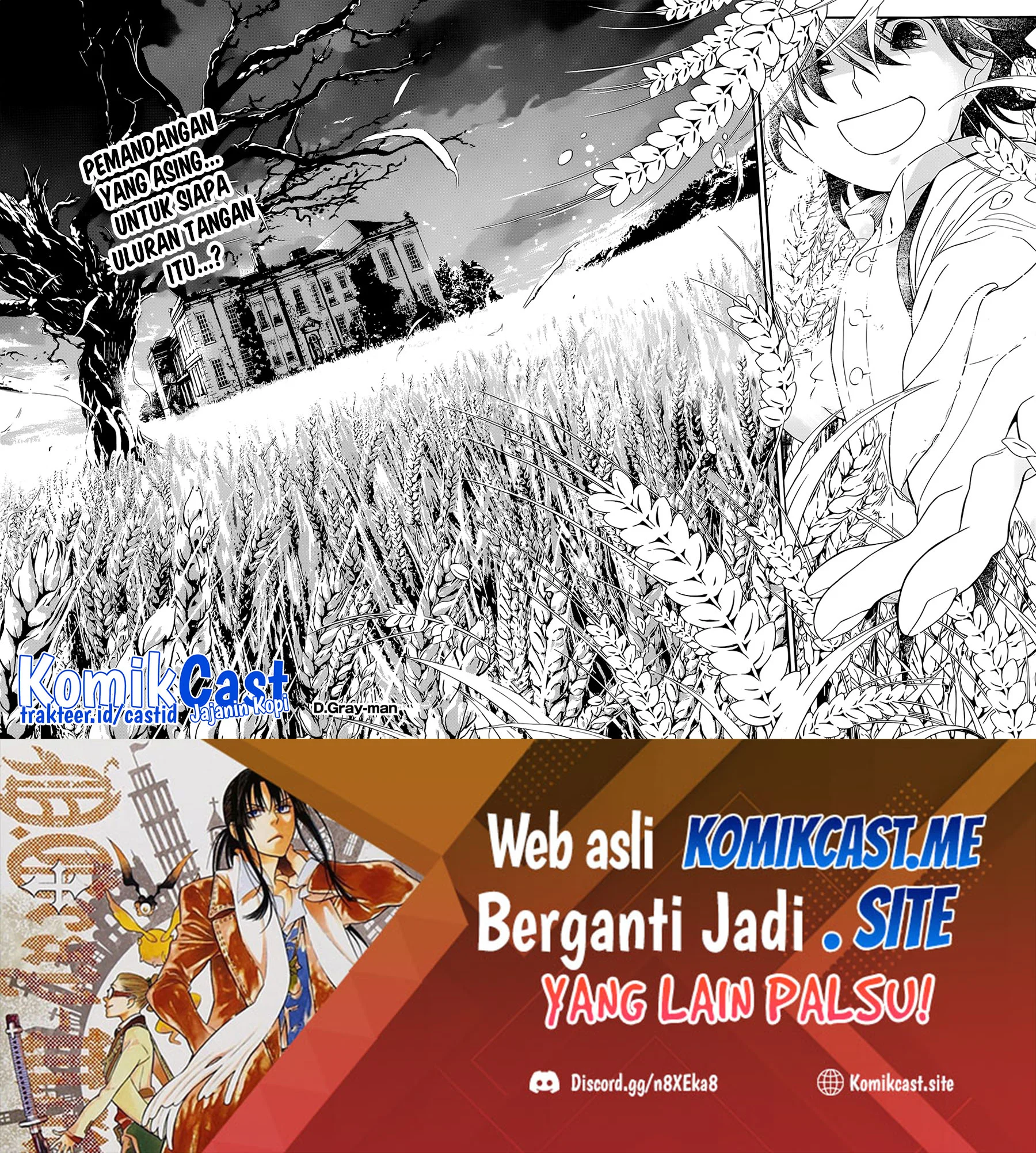D Gray Man Chapter 213 Gambar 33