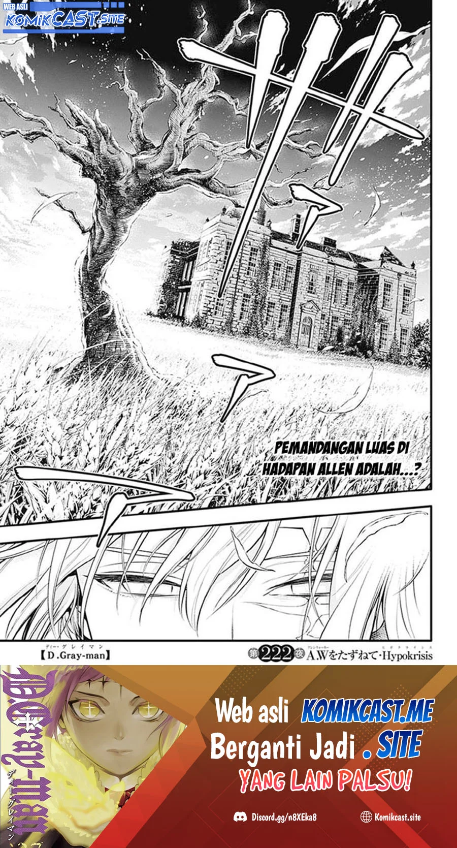 Manga D Gray Man Chapter 222 gambar 2