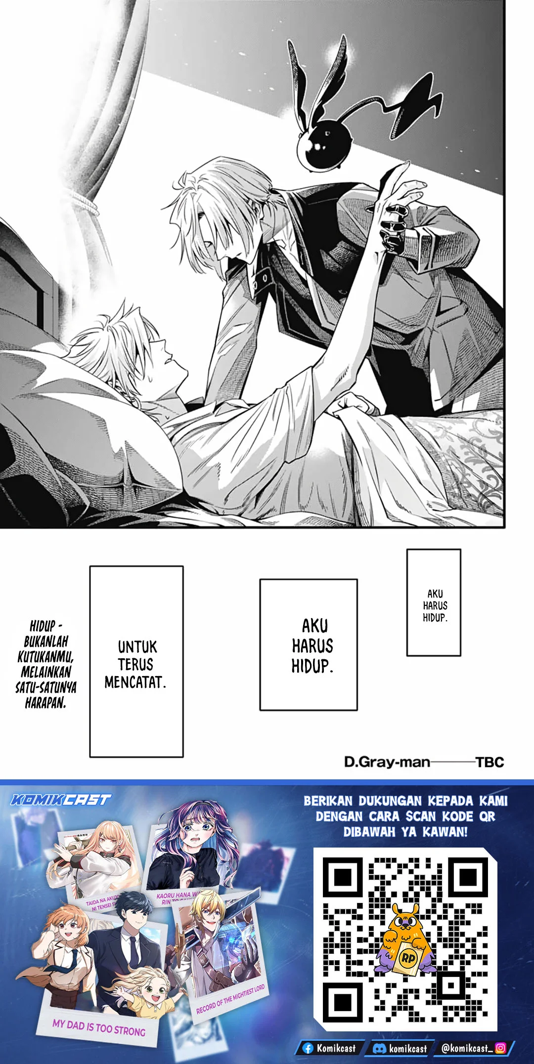 D Gray Man Chapter 257 Gambar 34