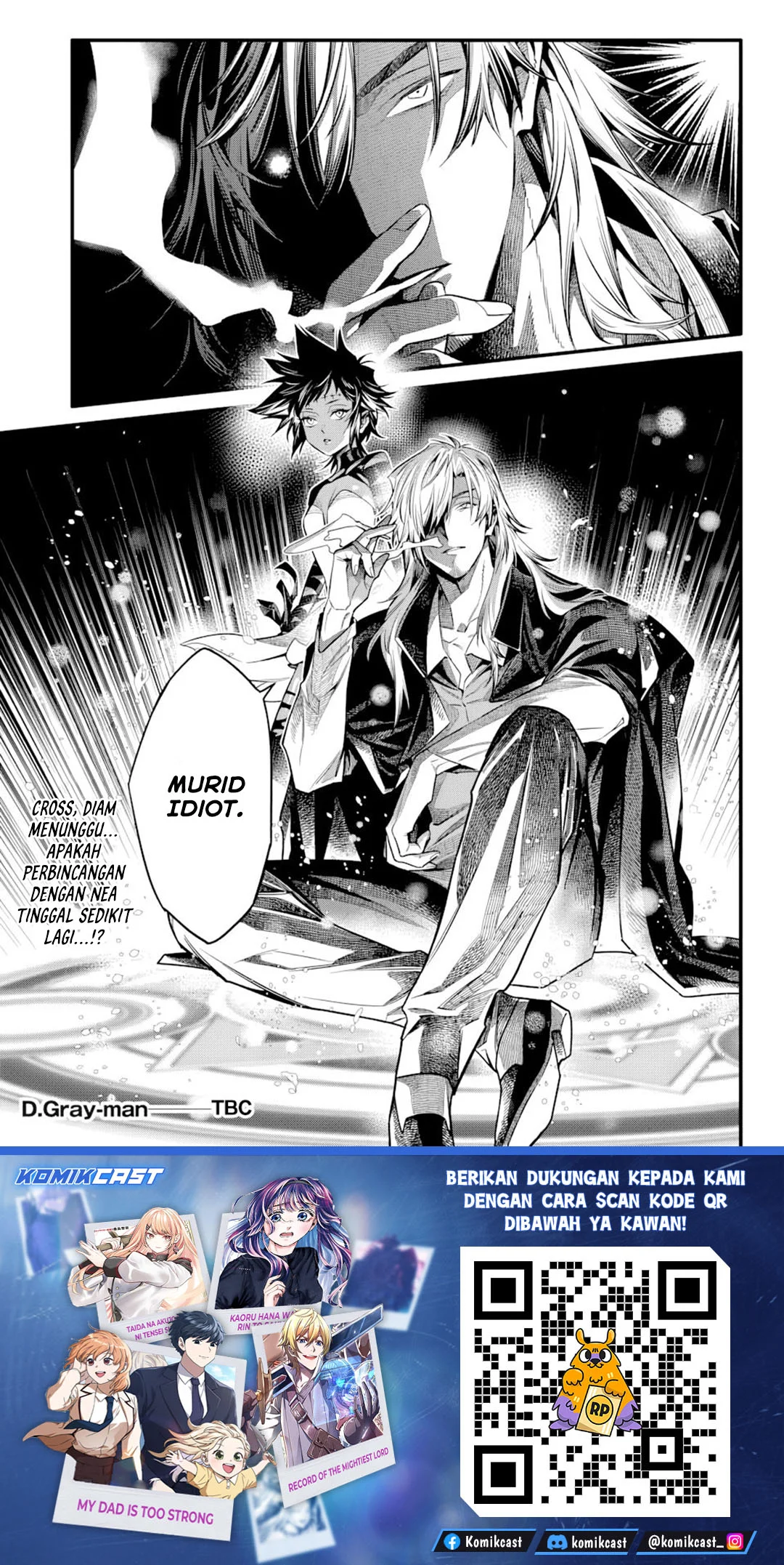D Gray Man Chapter 258 Gambar 22