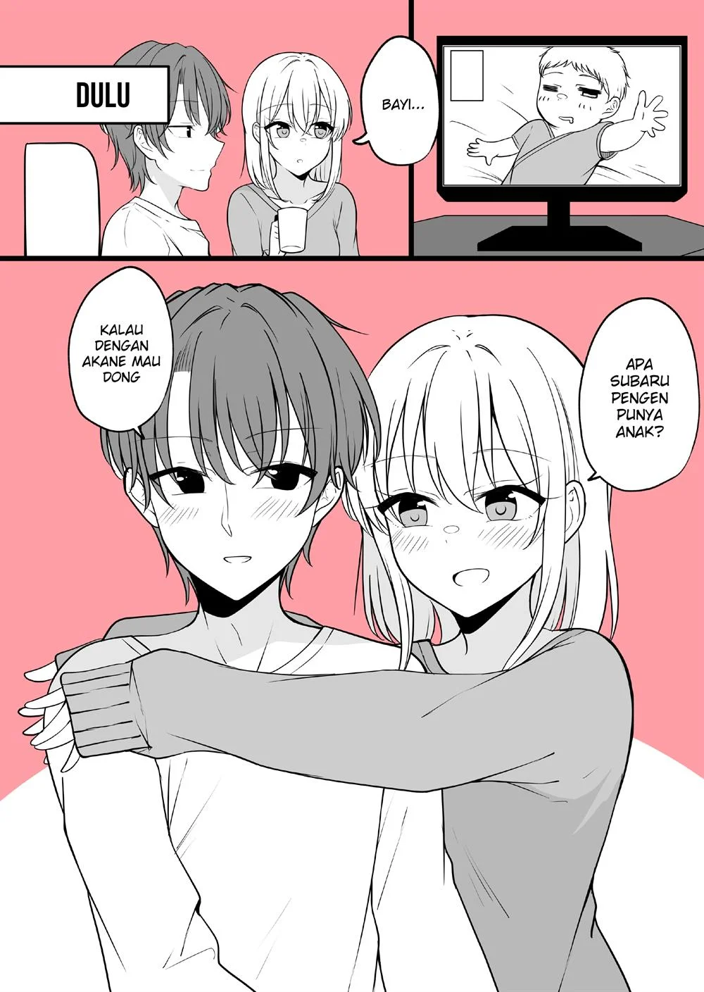 Komik Daily Life of a Couple in Which the Boyfriend Became a Girl One Day Chapter 50 gambar 1